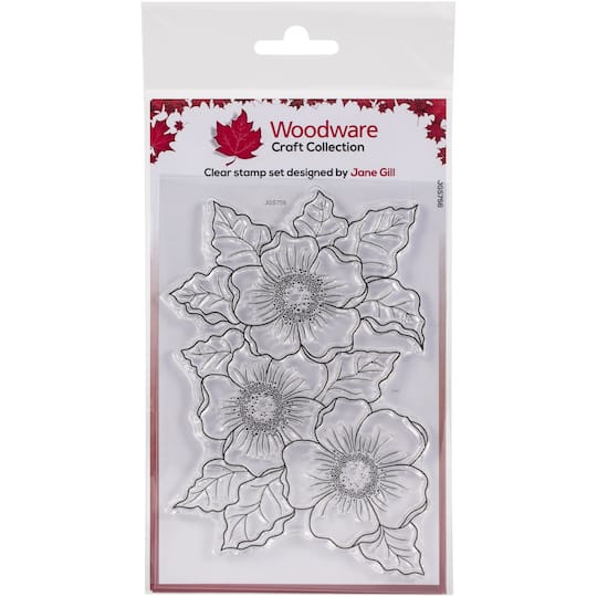 Woodware Singles Scented Blooms Clear Stamps